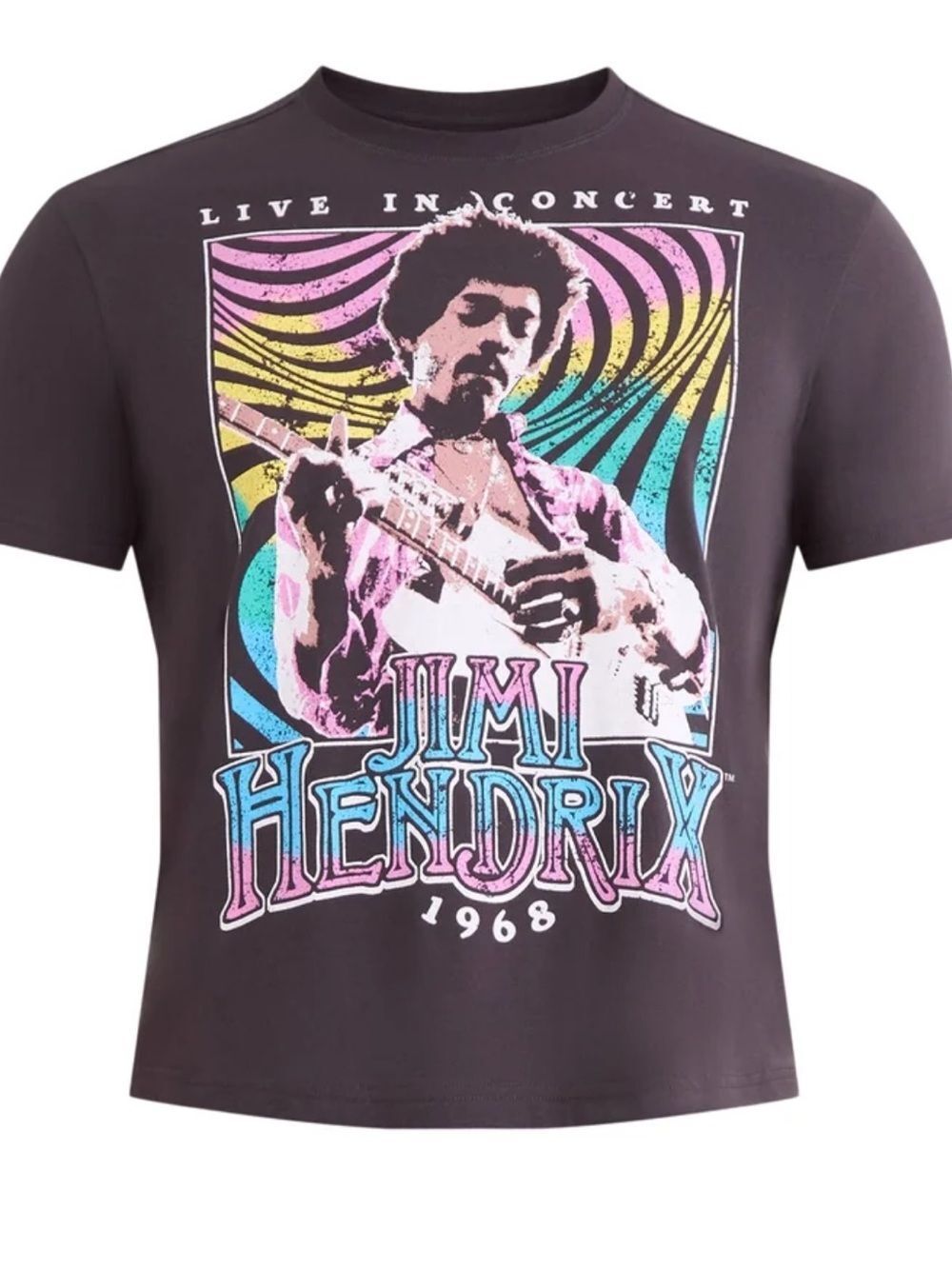 Jimi Hendrix XL 1968 Graphic Tee - Black